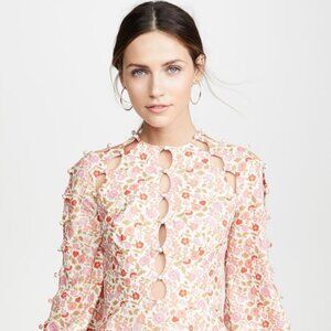 Zimmermann Goldie Scallop Dress Size 0